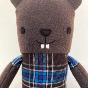 Biber Hans im blauen Hemd